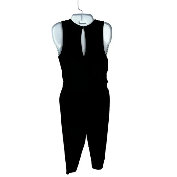 NEW krisa Black Sleeveless Jumpsuit Crewneck Style K-1473  Soft Comfy SZ XS - Picture 6 of 11